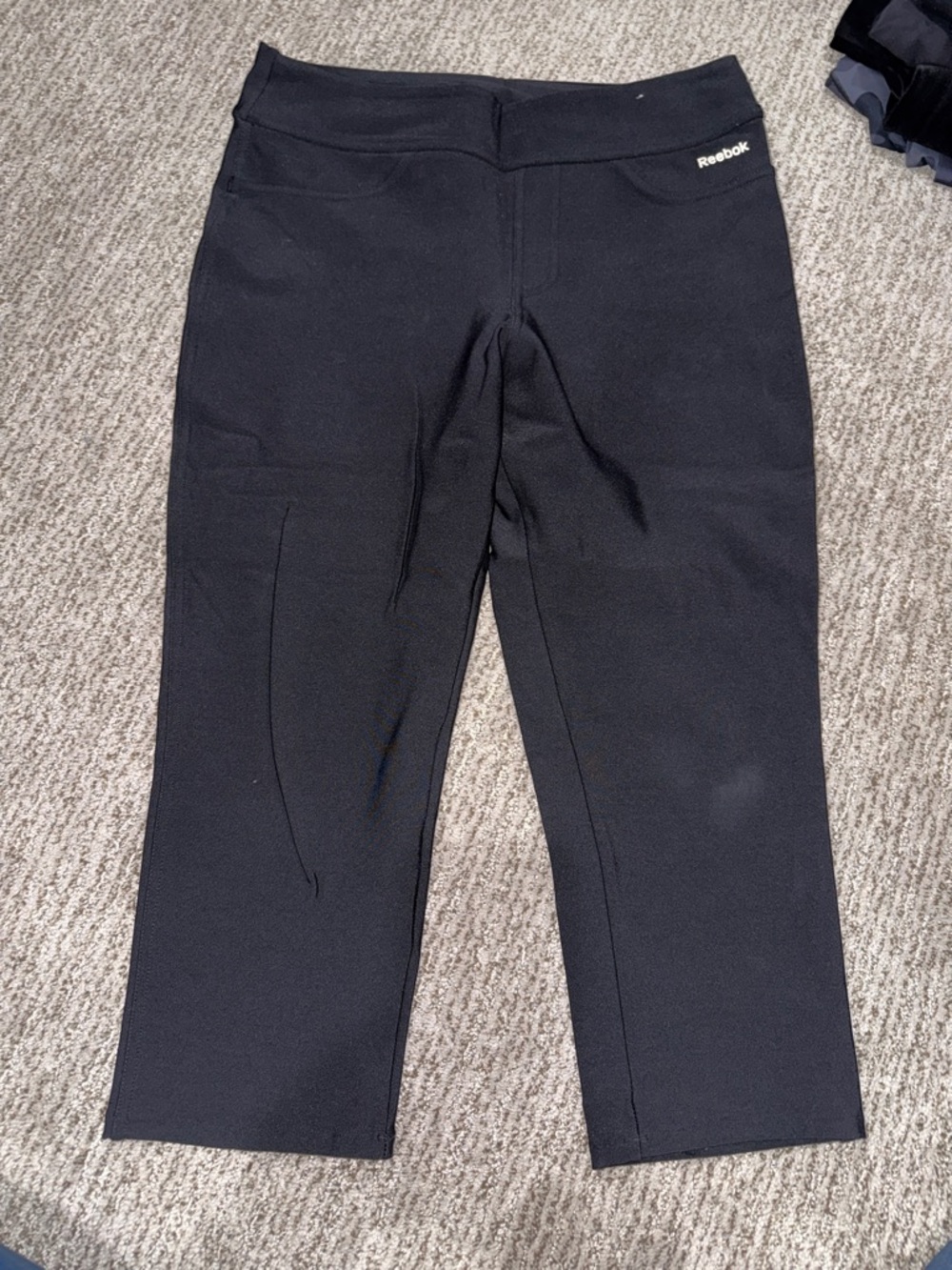 Reebok EasyTone Black Cropped Thick leggings